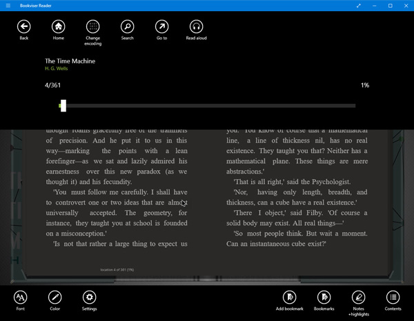Ebook reader for pc
